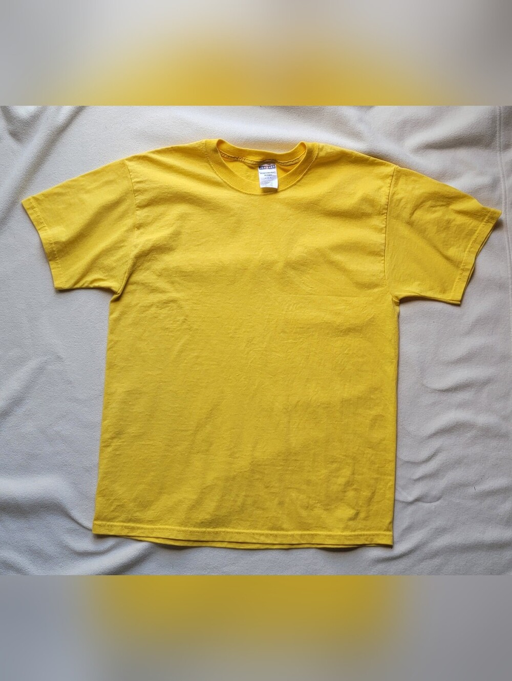Plain Yellow Crewneck T-Shirt